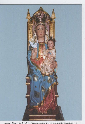 Postal Virgenes 0298 : Nuestra Señora de la Paz, Molina de Segura (murcia)