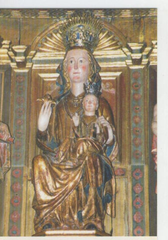 Postal Virgenes 0365 : Santa Maria la Real, Zarautz (Guipuzcoa)