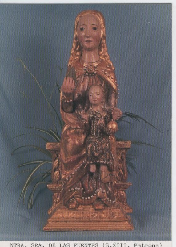 Postal Virgenes 0426 : Nuestra Señora de las Fuentes, patrona de San Juan del Olmo (Avila)