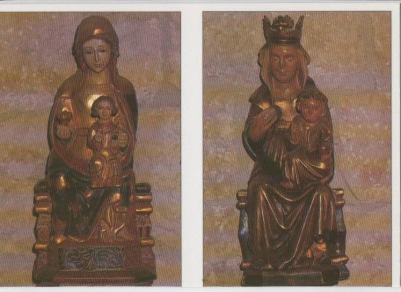 Postal Virgenes 1116 : Virgen de Mamblas y Virgen de Redonda