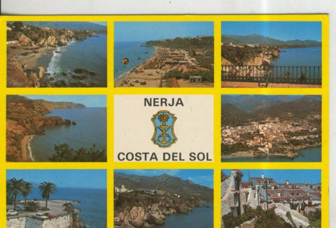 Postal 010092: Vistas varias de Nerja, malaga