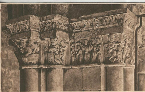 Postal 010119: Tarragona: Capitells del claustre catedral