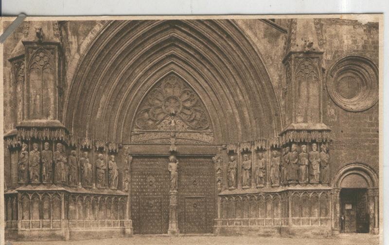 Postal 010128: Tarragona: Portada principal de la Catedral