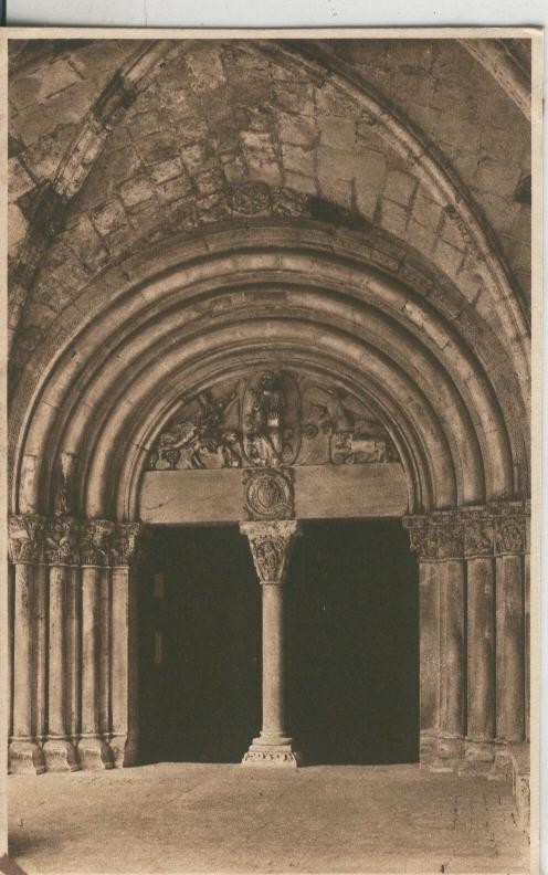 Postal 010153: Tarragona: puerta romanica del claustro de la catedral