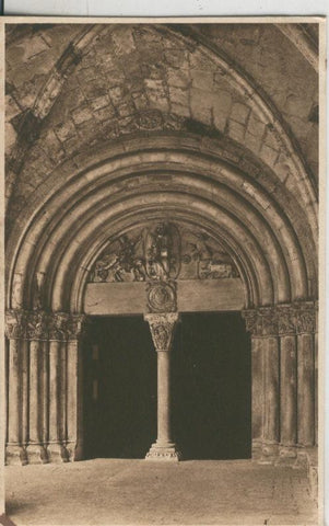 Postal 010153: Tarragona: puerta romanica del claustro de la catedral