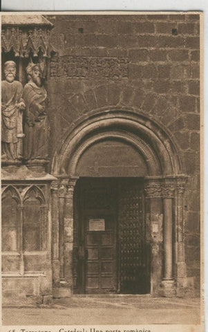 Postal 010170: Tarragona: puerta romanica de la catedral