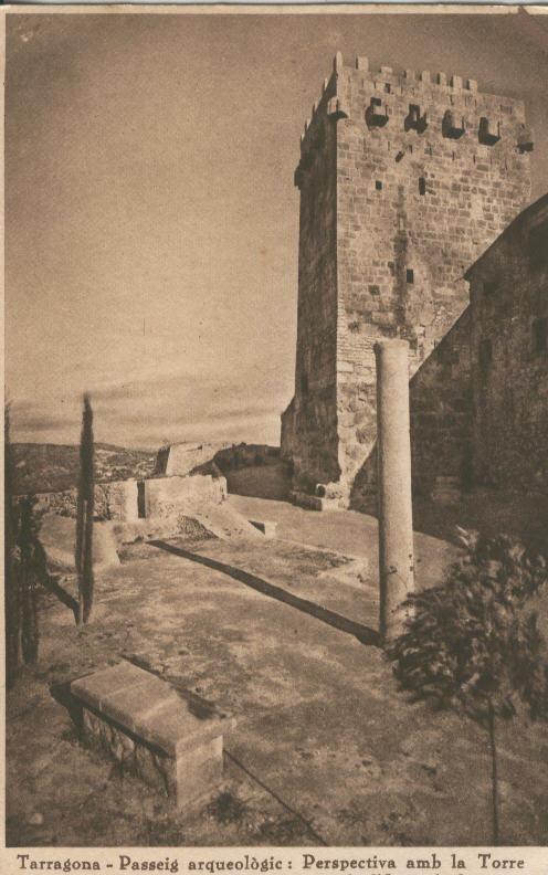 Postal 010182: Tarragona: passeig arqueologic