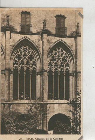 Postal 010187: Vich: claustro de la catedral