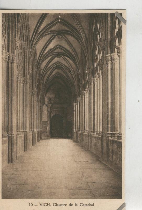 Postal 010188: Vich: claustro de la catedral