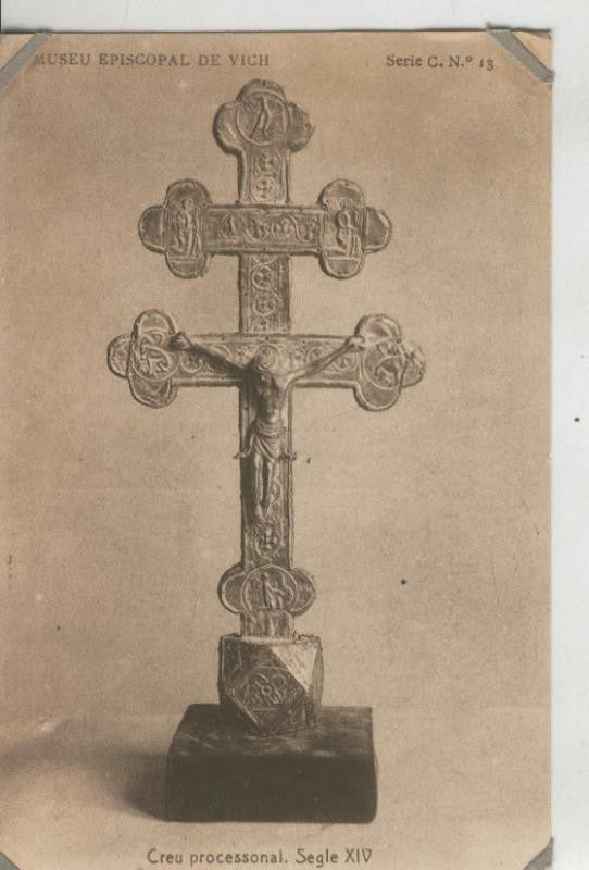 Postal 010198: Vich: museo episcopal: creu processonal