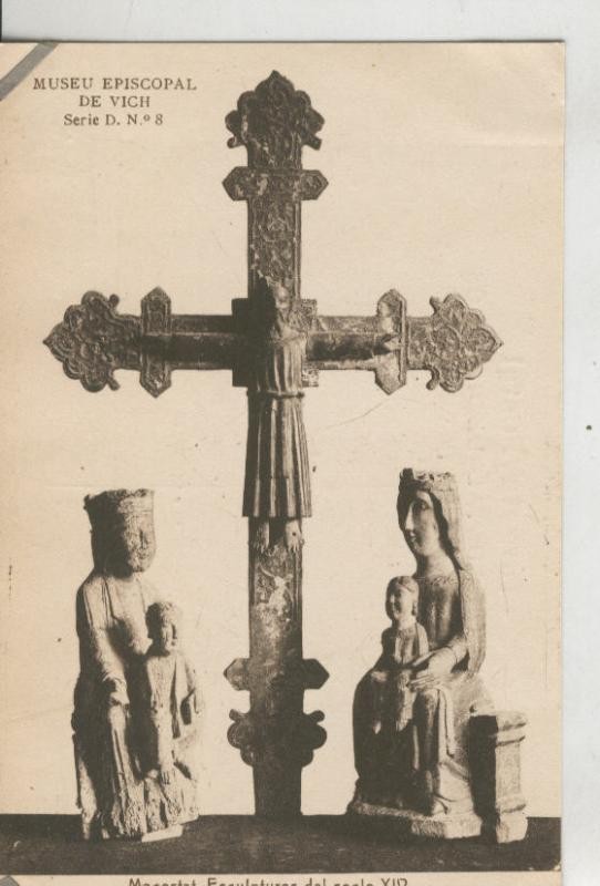 Postal 010200: Vich: museo episcopal: mare de Deu
