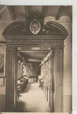 Postal 010196: Vich: museo episcopal: porta d ingres