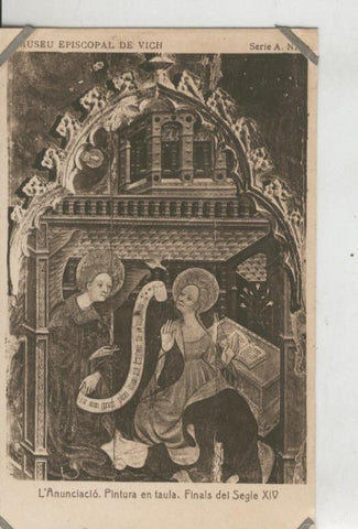 Postal 010210: Vich: museo episcopal: la anunciacion