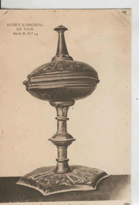 Postal 010213: Vich: museo episcopal: copo esmaltat