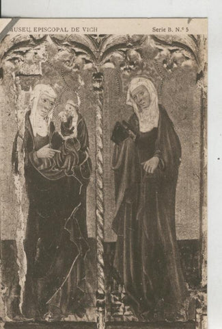 Postal 010214: Vich: museo episcopal: Santa Anna y Cleofe