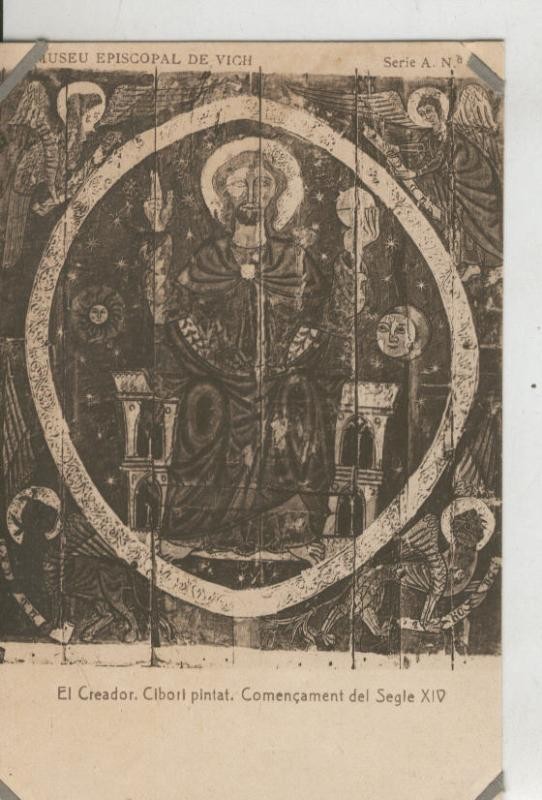 Postal 010219: Vich: museo episcopal: El Creador