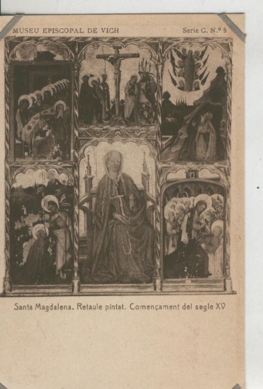 Postal 010222: Vich: museo episcopal: Santa Magdalena