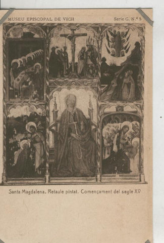 Postal 010222: Vich: museo episcopal: Santa Magdalena