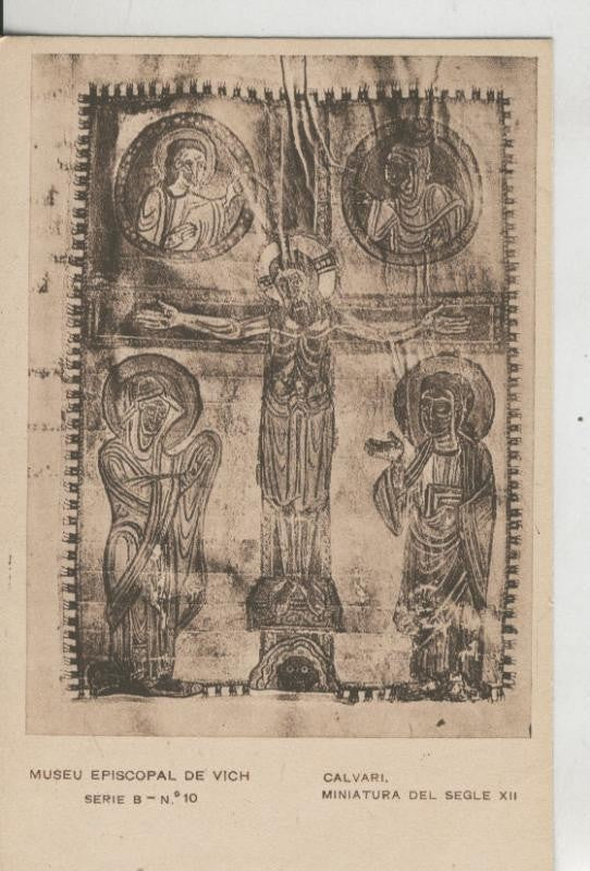 Postal 010234: Vich: museo episcopal: Calvari