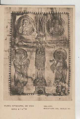 Postal 010234: Vich: museo episcopal: Calvari