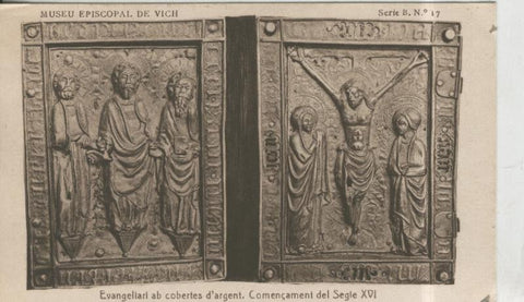 Postal 010241: Vich: museo episcopal: Evangeliari ab cobertes d´argent