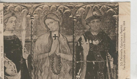 Postal 010247: Vich: museo episcopal: SS Petronella, Egipciaca y Restitut