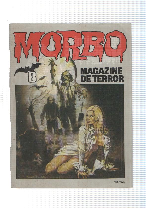 Morbo numero 08: cubierta suelta y cogida todo el lomo de la misma con cello