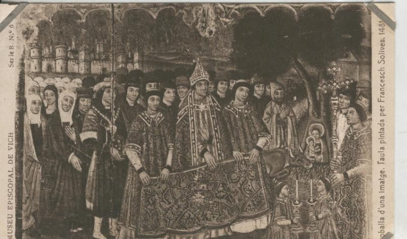 Postal 010261: Vich: museo episcopal: Taula de Francesch Solives