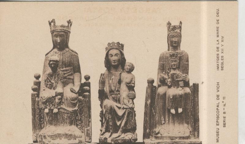 Postal 010266: Vich: museo episcopal: Mare de Deu