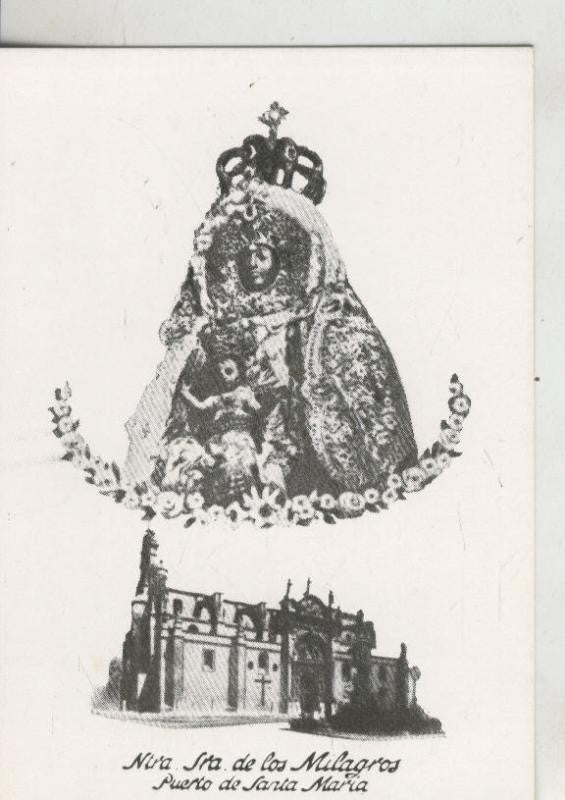 Postal 010294: Virgen Ntra Sra de los Milagros (Puerto de Santa Maria)