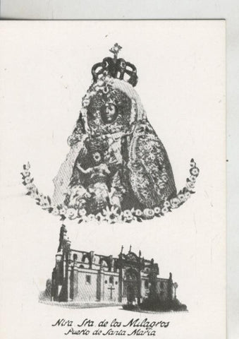 Postal 010294: Virgen Ntra Sra de los Milagros (Puerto de Santa Maria)