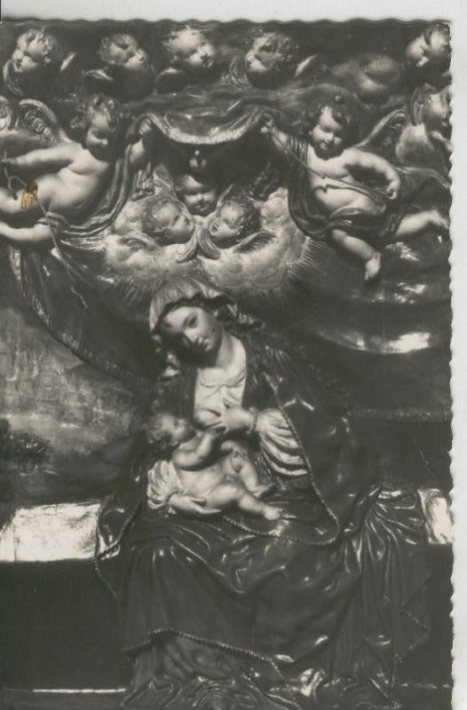 Postal 010299: Virgen en relieve en la catedral de Santiago de Compostela