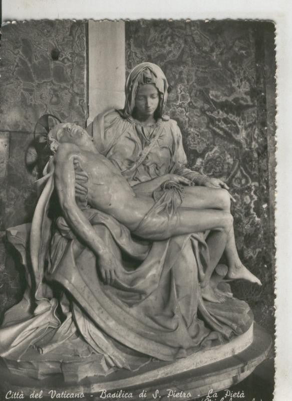 Postal 010306 Virgen La Pieta de Michelangelo en el Vaticano