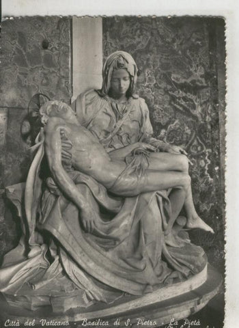 Postal 010306 Virgen La Pieta de Michelangelo en el Vaticano
