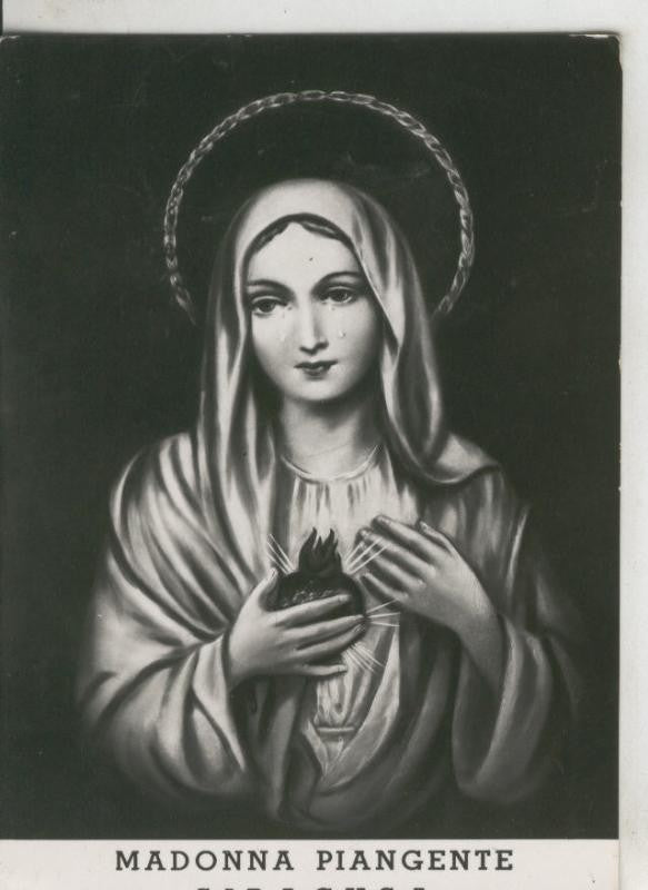 Postal 010307: Virgen Madonna Piangente de Siracusa