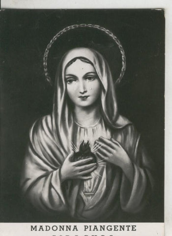 Postal 010307: Virgen Madonna Piangente de Siracusa