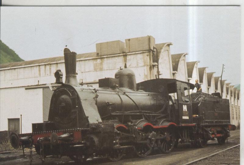 Postal Tren numero 0149: Hunosa,  Locomotora vapor 030/2413-2450