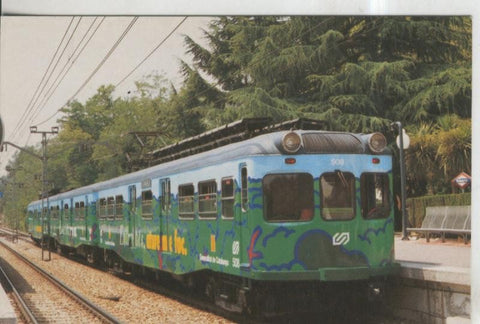 Postal Tren numero 0156: Antigua Red FCC-Bellatera julio 1995