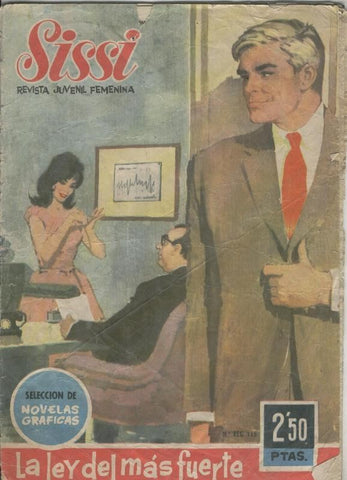 Sissi revista juvenil femenina numero 128: trasera foto artista Stuart Whitman