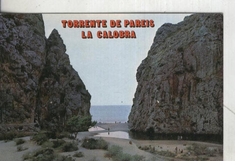 Postal 004496 : Torrente de Pareis la Calobra en mallorca