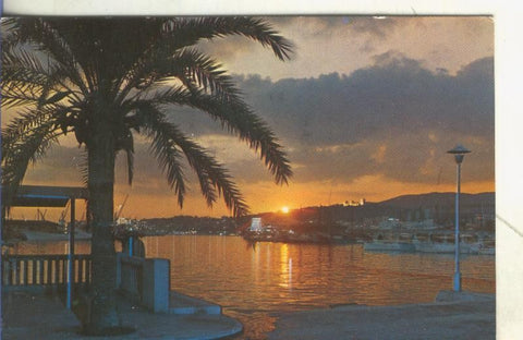 Postal 005011 : Atardecer en la bahia de palma de mallorca