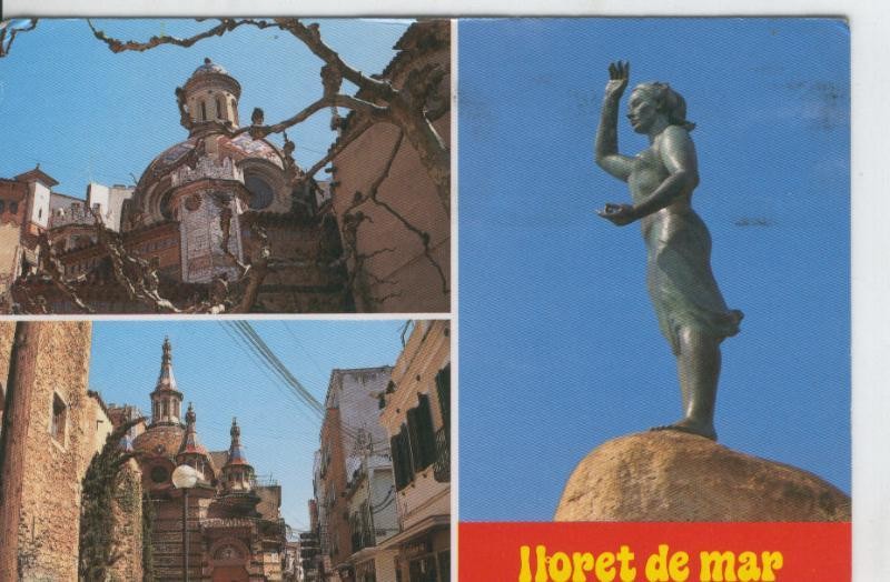 Postal 008009 : Lloret de Mar: vistas varias