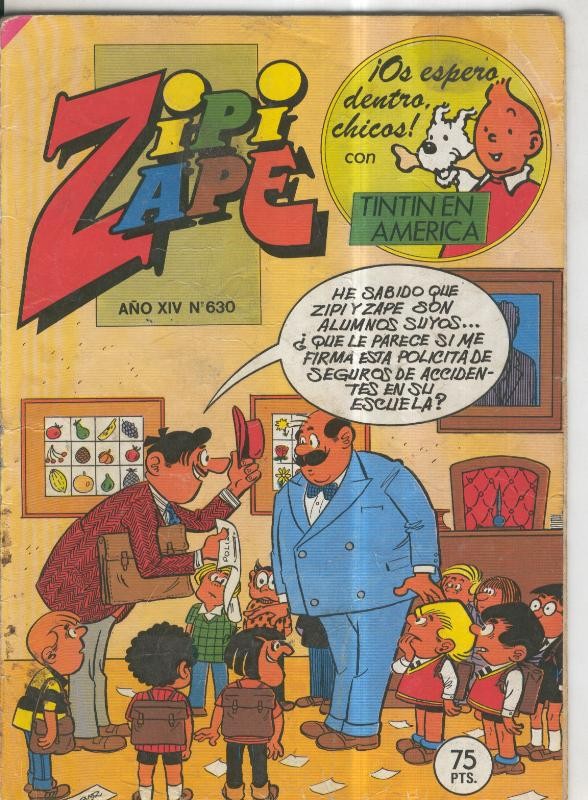 Zipi y Zape semanal numero 630: Zipi/zape: El recibo
