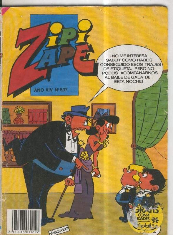 Zipi y Zape semanal numero 637: Zipi/zape: Surfing casero