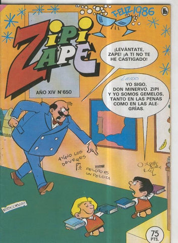 Zipi y Zape semanal numero 650: Zipi/zape: de huella en huella
