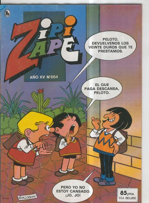 Zipi y Zape semanal numero 664: Zipi/zape: Educando a Toby