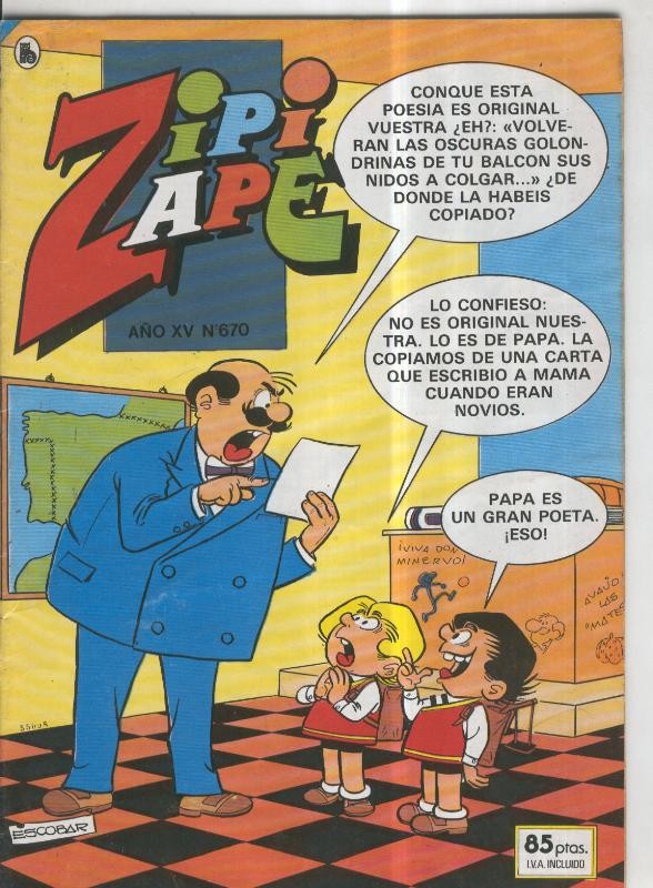 Zipi y Zape semanal numero 670: zipi/zape: va de inventos