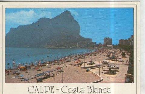 Postal 010399: Playa de Levante y Peñon de Ifach en Calpe en Alicante