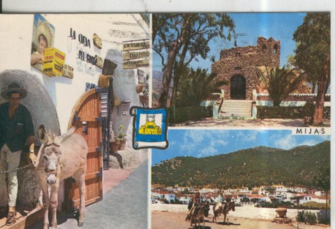 Postal 010413: Vistas tipica de Mijas en Malaga