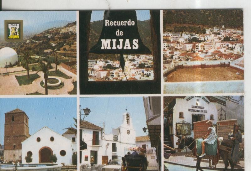 Postal 010414: Vistas tipica de Mijas en Malaga